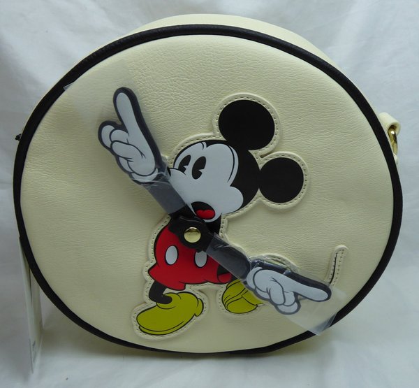 Loungefly Disney Schultertasche Mickey Mouse als Uhr WDTB1385