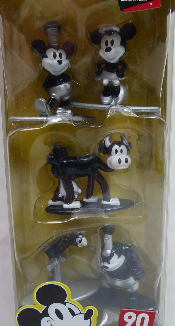 Jada Disney Nano Metalfigs Diecast Mini Figures 5-Pack Mickey's 90th 4 cm Toys