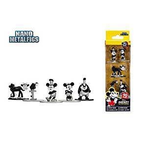 Jada Disney Nano Metalfigs Diecast Mini Figures 5-Pack Mickey's 90th 4 cm Toys