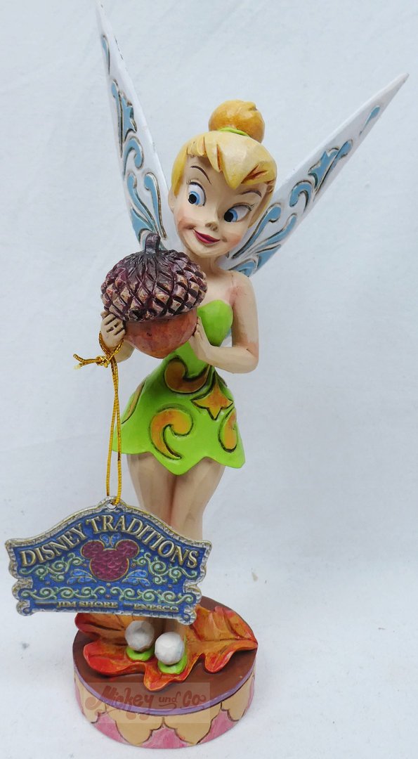 Disney enesco Traditions Jim Shore 6002826 Tinker Bell Nuts for all Nuts for everyone