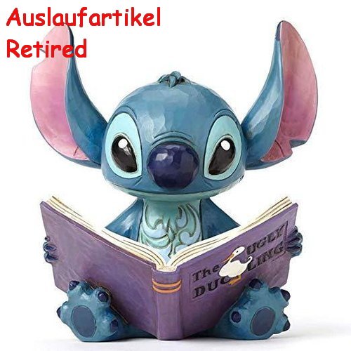 Disney Enesco Traditions Jim Shore 4048658 Stitch "Finding a Family" with book