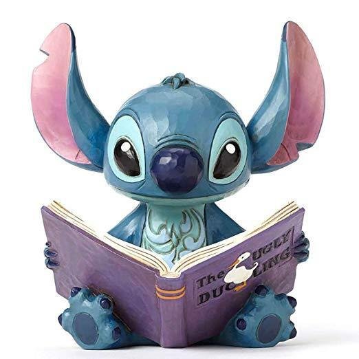 Disney Enesco Traditions Jim Shore 4048658 Stitch "Finding a Family" mit Buch