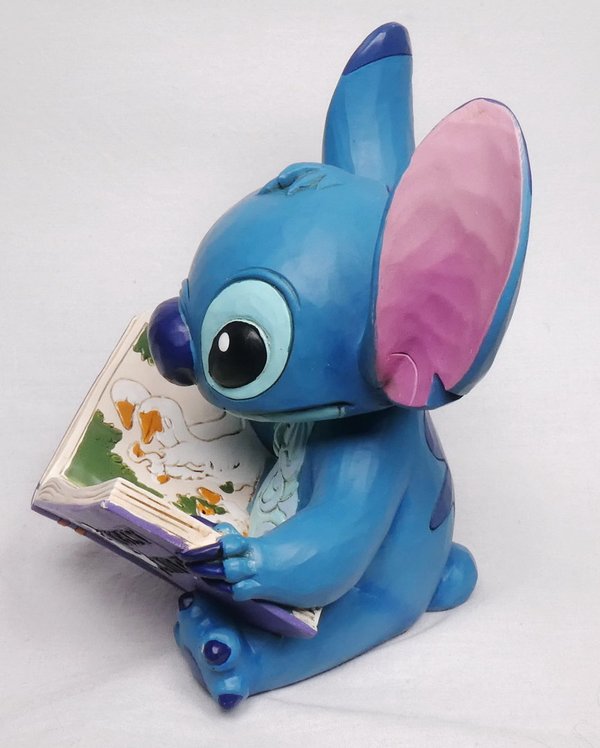 Disney Enesco Traditions Jim Shore 4048658 Stitch "Finding a Family" mit Buch