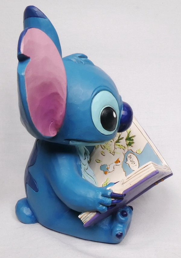 Disney Enesco Traditions Jim Shore 4048658 Stitch « Trouver une famille » avec livre