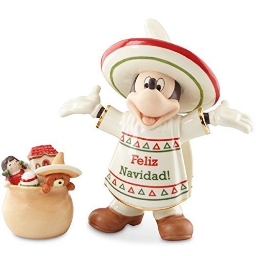 Disney Figur Lenox Mickey Mouse Feliz Navidad