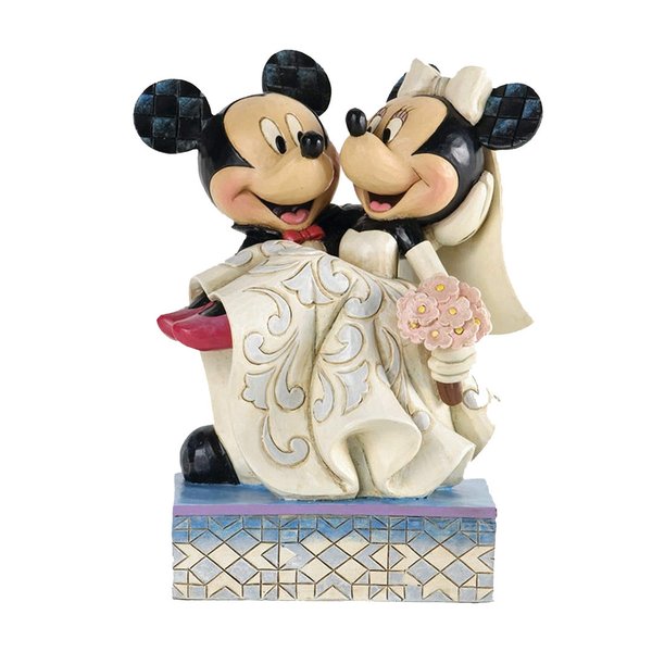 Disney Enesco Traditions Jim Shore 4033282 Mickey & Minnie Hochzeitspaar