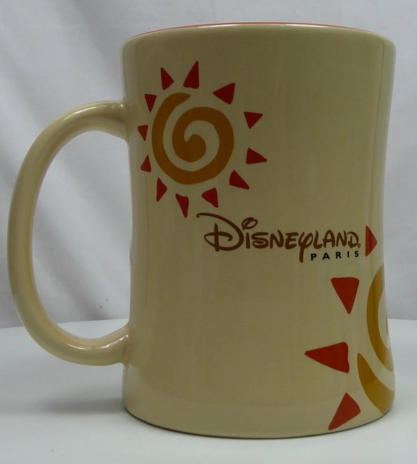 Disney Disneyland Paris MUG Kaffeetasse Tasse Pott Simba König der Löwen erhaben