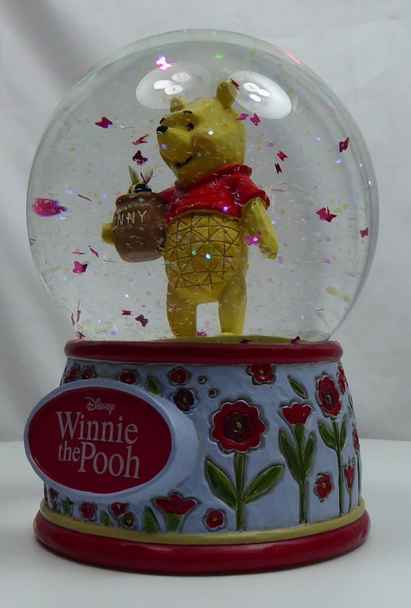 Disney Enesco Traditions Jim Shore 4059191 Schneekugel Winnie the Pooh Silly Old Bear