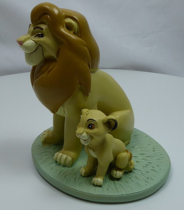 Disney Classic Figur WIDDOP Magical Moments : König der Löwen Mufasa &amp; Simba