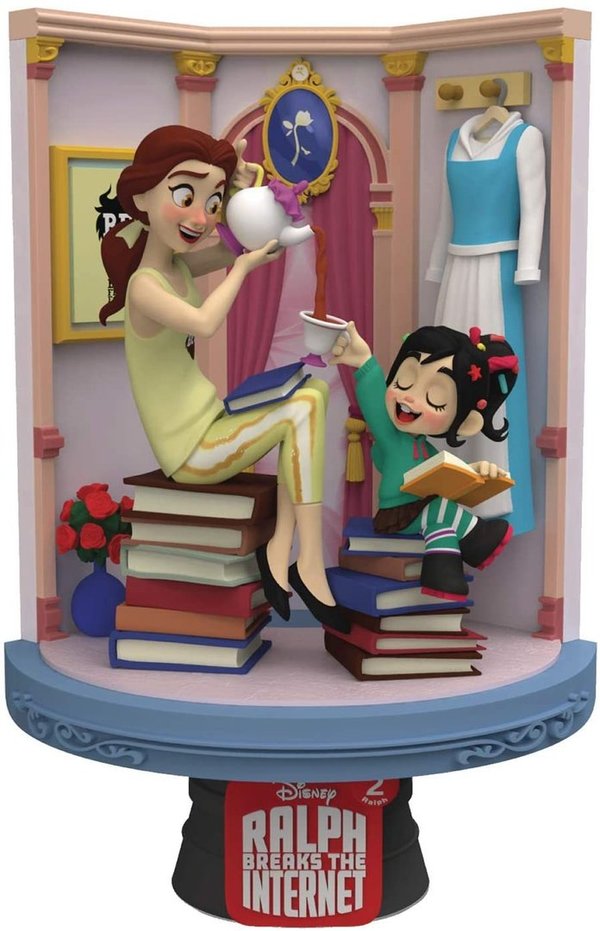 Disney Figur Beast Kingdom Diorama Ralph Reichts Belle & Vanellope