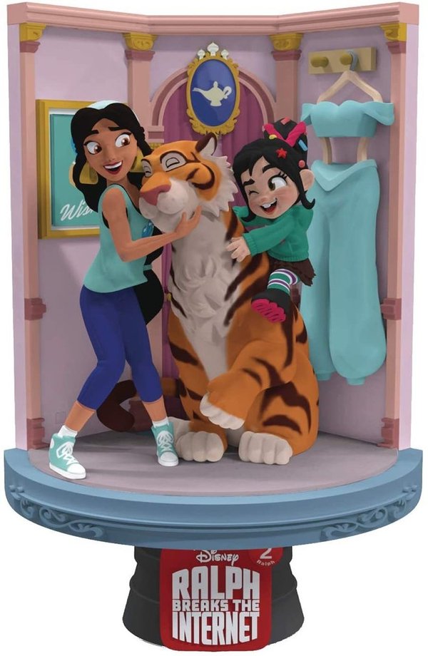 Disney Figur Beast Kingdom Diorama Ralph Reichts Jasmin & Vanellope