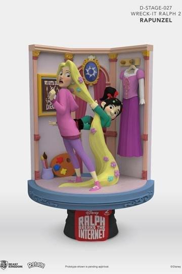 Disney Figur Beast Kingdom Diorama Ralph Reichts Rapunzel & Vanellope