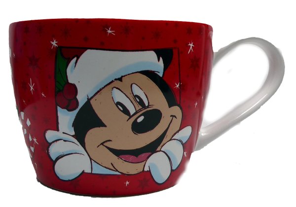 Disney Disneyland Paris MUG Kaffeetasse Tasse Pott Weihanchtstasse Mickey & Goofy