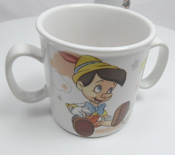 Disney MUG Kaffeetasse Eierbecher, Teller Schale Widdop magical Beginnings : Bambi Dumbo Pinocchio