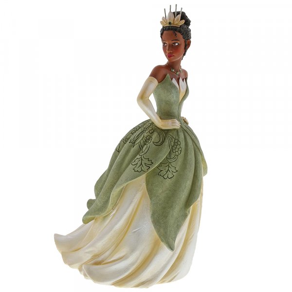 Disney Enesco Showcase Figur Haute Couture : Prinzessin Tiana Küss den Frosch