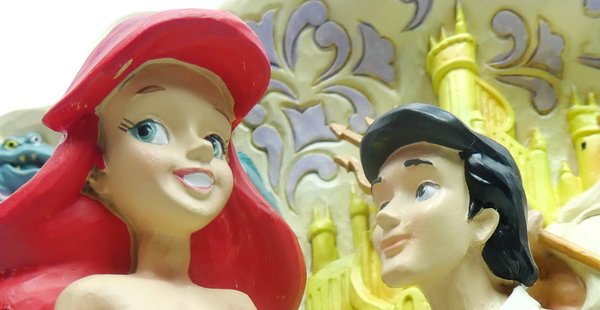 Disney Enesco Traditions Figur Jim Shore : Arielle in der Muschel