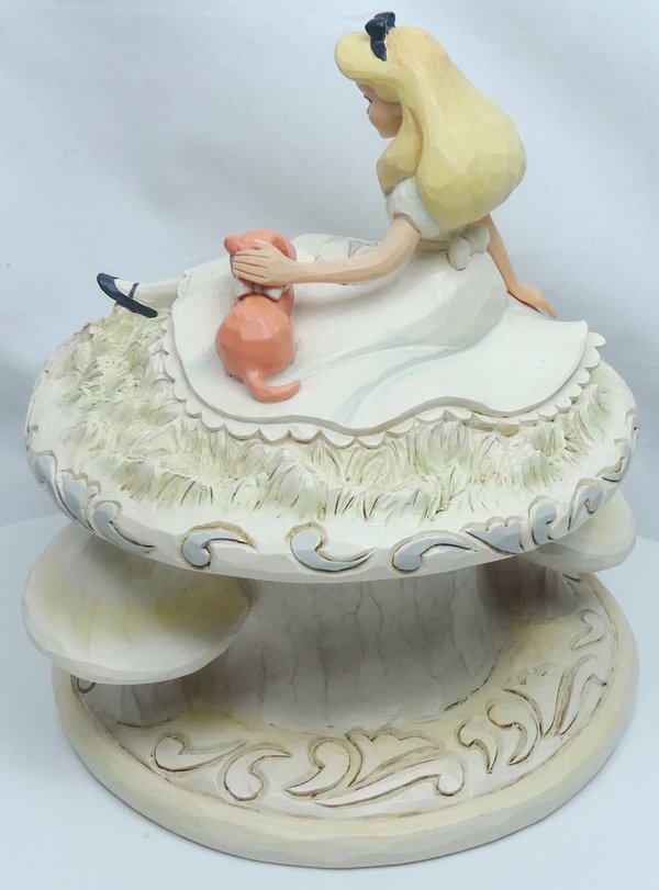 Disney Enesco Traditions figure Jim Shore: Alice in Wonderland on Mushroom Cheshire Cat