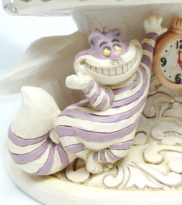 Figurine Disney Enesco Traditions Jim Shore : Alice au Pays des Merveilles sur Chat de Cheshire Cham