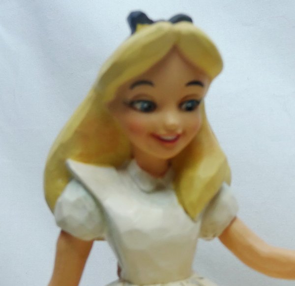 Figurine Disney Enesco Traditions Jim Shore : Alice au Pays des Merveilles sur Chat de Cheshire Cham