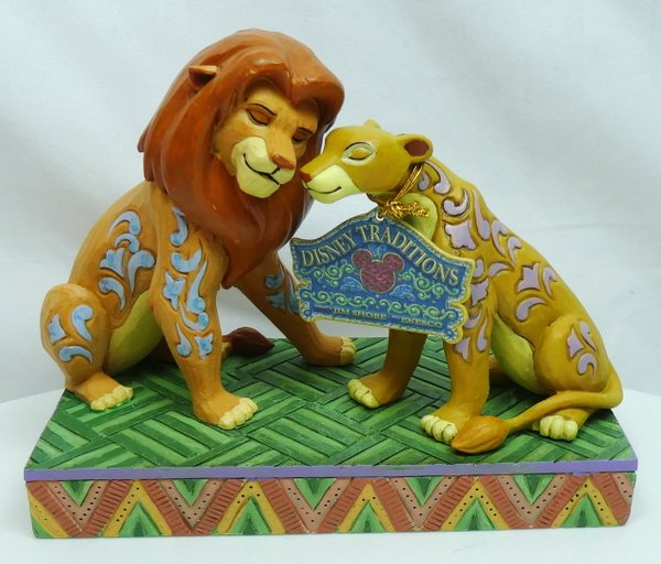 Disney Enesco Traditions Figur Jim Shore : König der Löwen Simba & Nala
