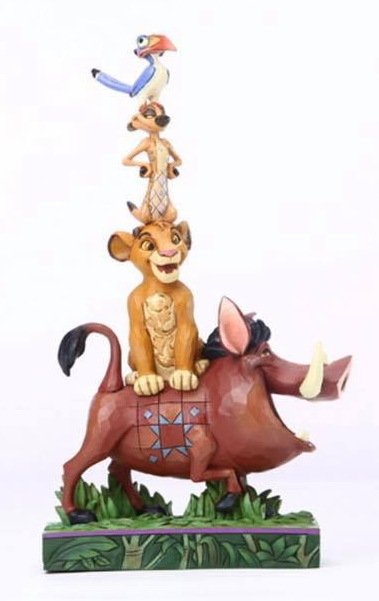Disney Enesco Traditions Figur Jim Shore : König der Löwen Pumba Simba Timon