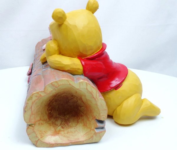 Disney Enesco Traditions figure Jim Shore: Winnie Pooh & Piglet on a tree trunk