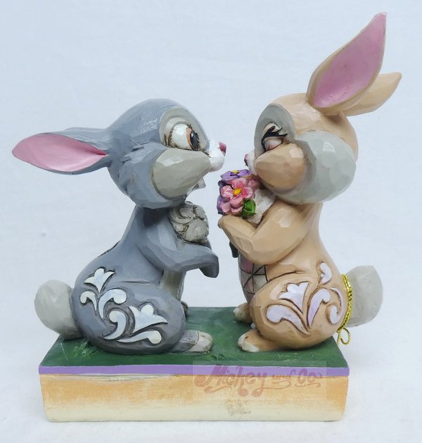 Disney Enesco Traditions Figur Jim Shore : Bambi Klopfer und miss Bunny