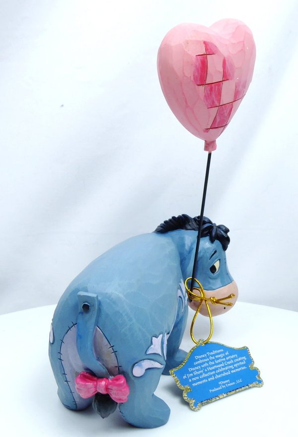 Disney Enesco Traditions Figur Jim Shore : Winnie Pooh Eeyore mit Herzballon