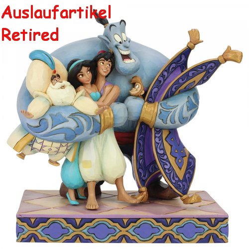 Disney Enesco Traditions Figure Jim Shore: Aladdin Group Hug Group Hug 6005967
