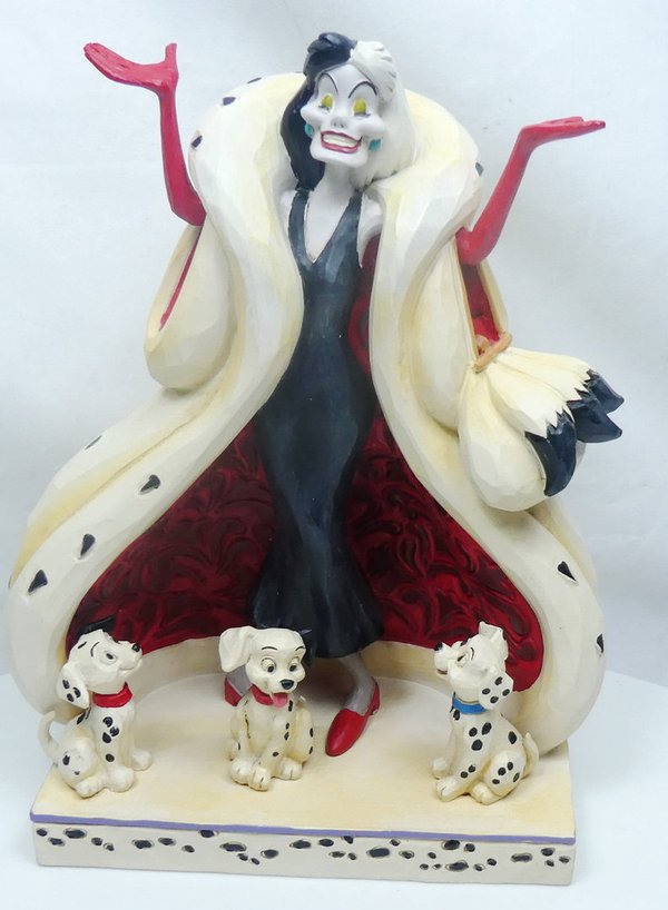 Disney Enesco Traditions Figure Jim Shore: Cruella deVil 101 Dalmatians 6005970