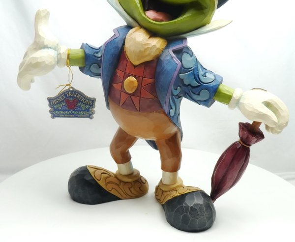Disney Enesco Traditions Figur Jim Shore : Pinocchio Jiminy Grille Statement