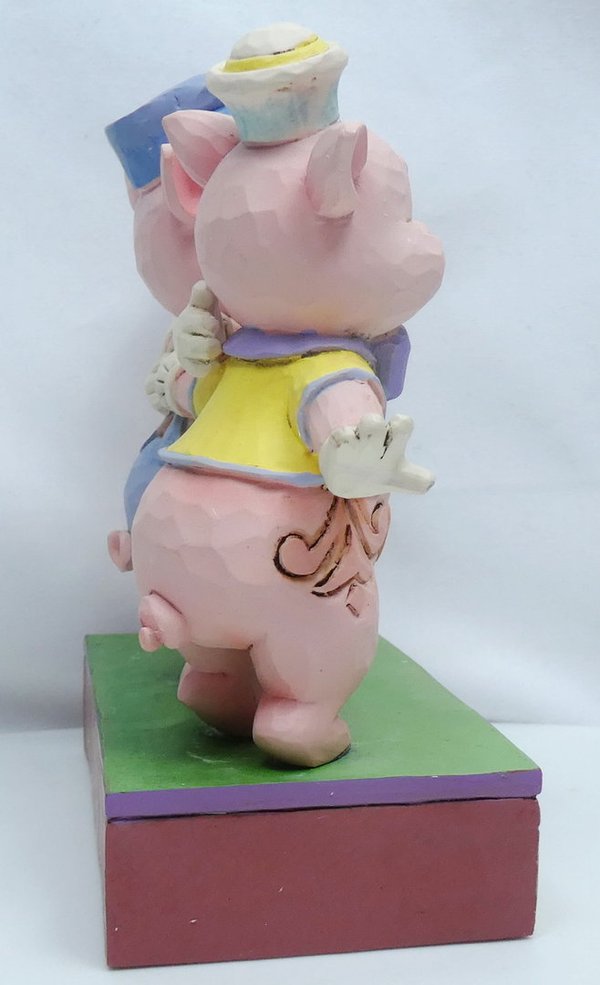 Disney Enesco Traditions Figur Jim Shore : 3 Kleinen Schweinchen Silly Symphony