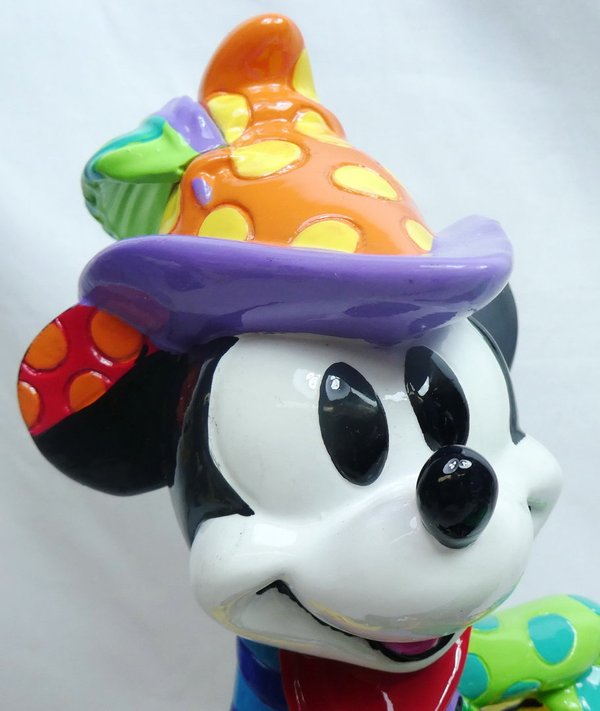 Disney Enesco Romero Britto Figure: Mickey & Minnie Mouse Knight and Miss
