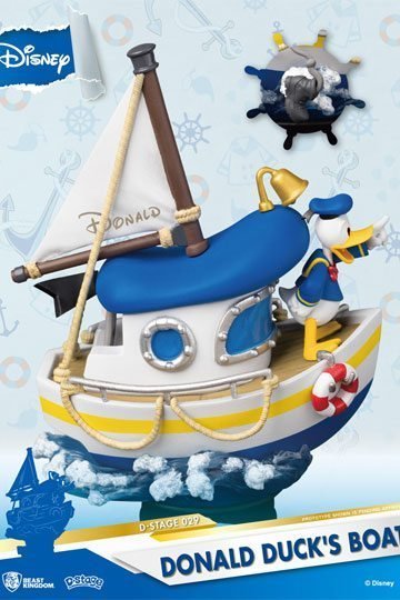 Disney Beaat Kingdom D-Select Diorama : Summer Series Donald Duck