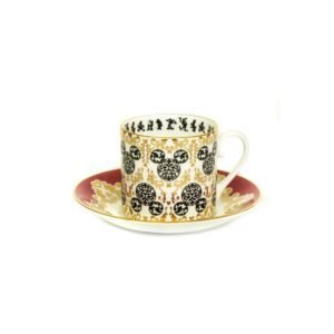 Disney English Ladies Co Porzellan Tasse und Untertasse Mickey Tee Set Vintage