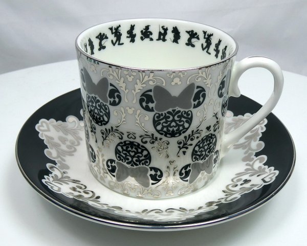 Disney English Ladies Co Porzellan Tasse und Untertasse Minnie Tee Set Vintage
