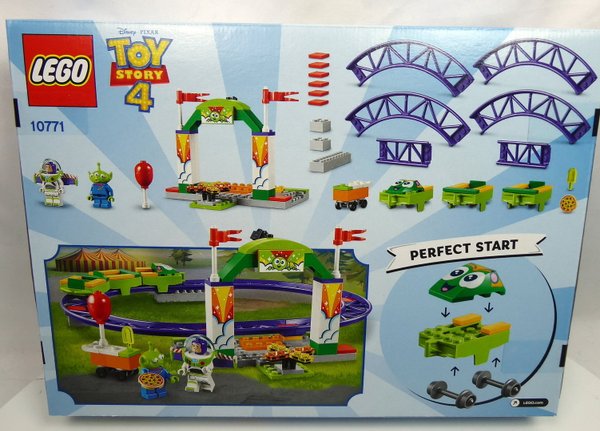 Disney  LEGO 10771 - Disney Pixar's Toy Story 4, Buzz wilde Achterbahnfahrt