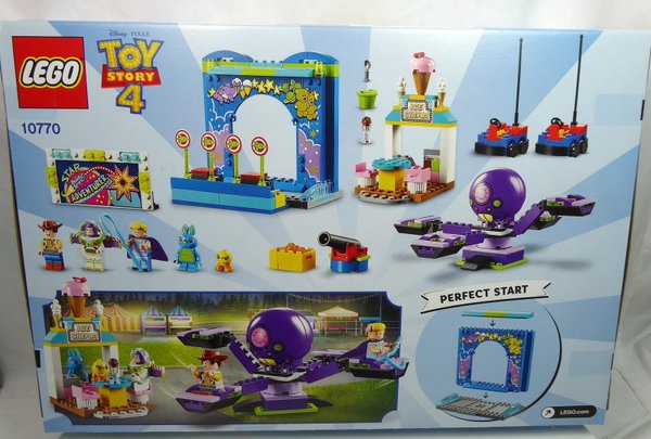 Disney LEGO 10770 - Disney Pixar’s Toy Story 4, Buzz & Woodys Jahrmarktspaß,