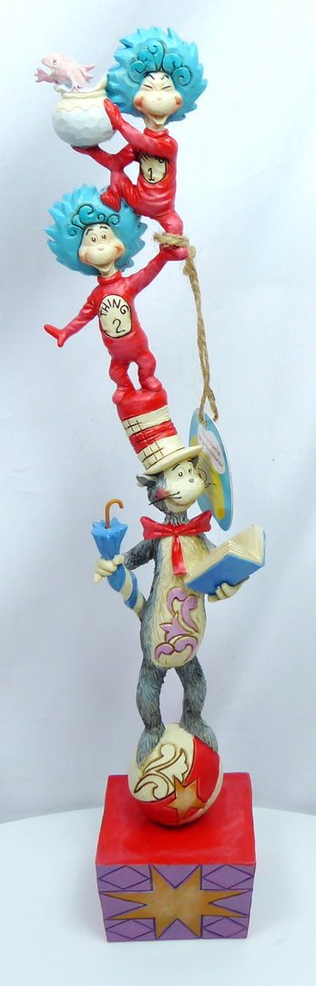 Disney Figur Enesco Traditions Shore Dr. Seuss 6002907 CaT in the Hat stacked