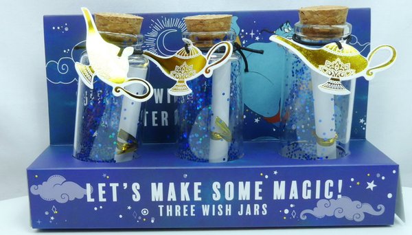 Disney Widdop Three Wishes Jar 3 Wünsche Glaskörper