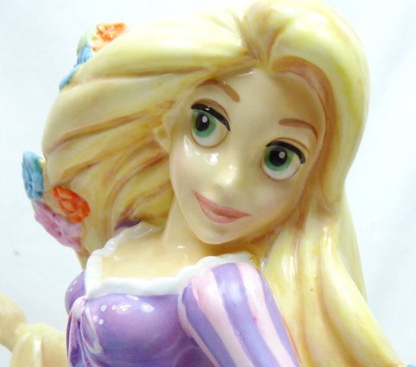 Disney Figur English Ladies Porzellan mit 24k Gold Anteil : Rapunzel