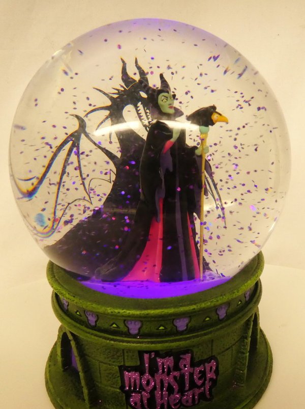 Disney Disneyland Paris Schneekugel Maleficent mit Drache