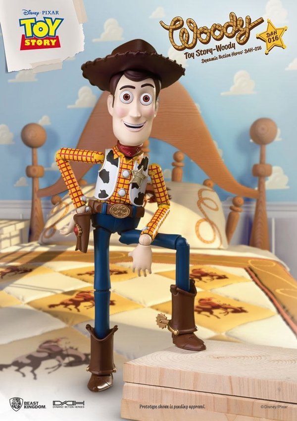 Disney Figur Beast Kingdom Dynami 8ction Heroes Actionfigur Sheriff Woody