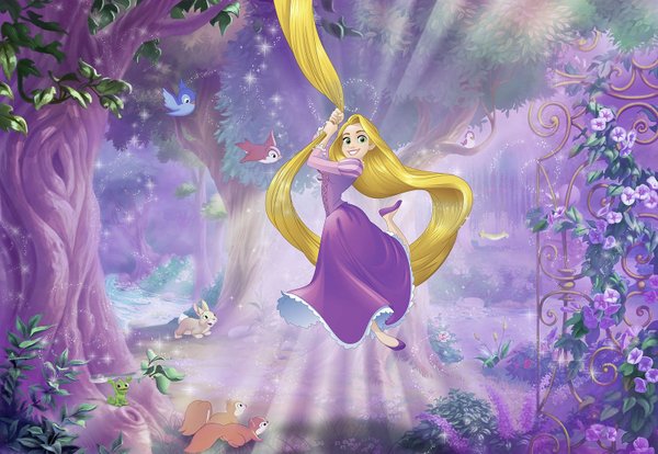 Disney Komar Fototapete : Rapunzel