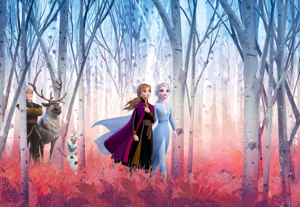 Disney Komar Fototapete : Frozen eiskönigin II Anna Elsa neues Abenteuer
