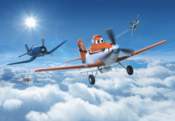 Disney Komar Fototapete : Planes Das Ziel fest im visier Dusty Skipper Bravo Echo
