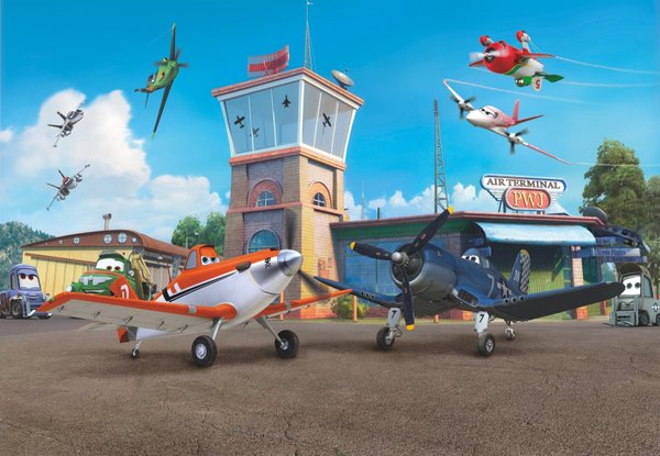 Disney Komar Fototapete : Planes Terminal