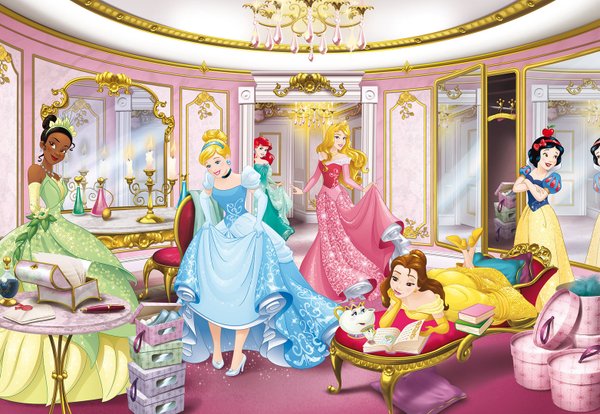 Disney Komar Fototapete : Prinzessinen Mirror Spiegel
