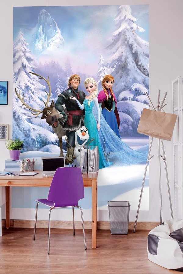 Disney Komar Fototapete :Frozen eiskönigin Winterland