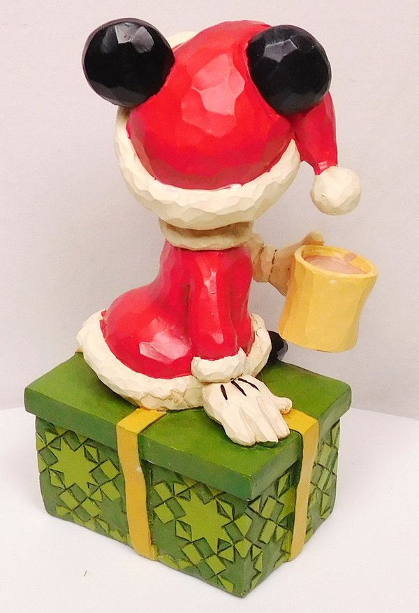 Disney Enesco Jim Shore Traditions 6007069 Minnie Mouse Christmas with Hot Chocolate